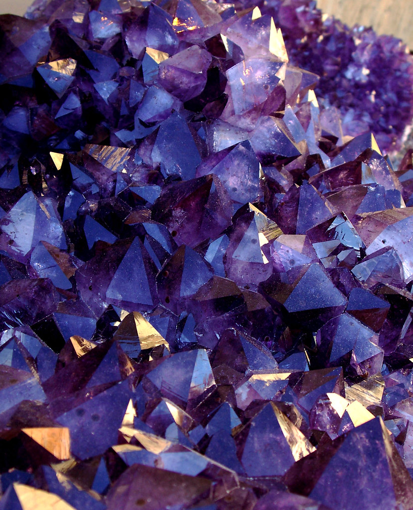 Amethyst crystal cluster